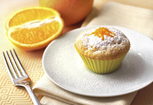 5 muffins avec des fruits de saison