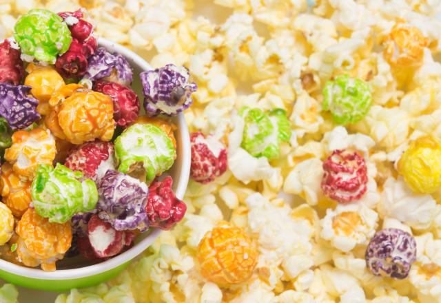 Nos idées pour du pop-corn coloré sans colorant