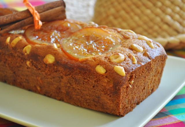 Cake orange-cacahuète-cannelle