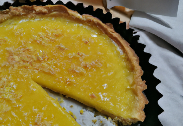 Tarte au citron maison, ma fierté