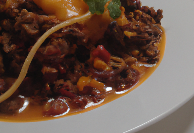 Chili con carne peu de travail et beaucoup d'effet