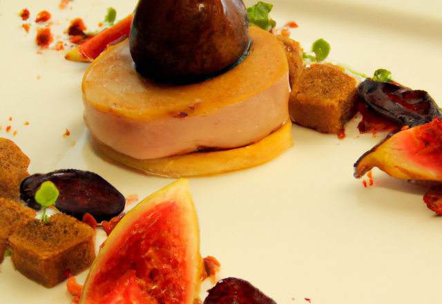 Foie gras mi-cuit et fruits secs