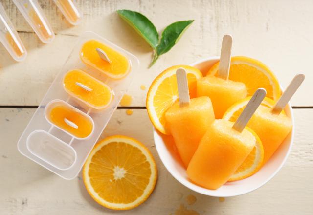 Pour un apéro frais : voici une recette de Spritz en version bâtonnet de glace !