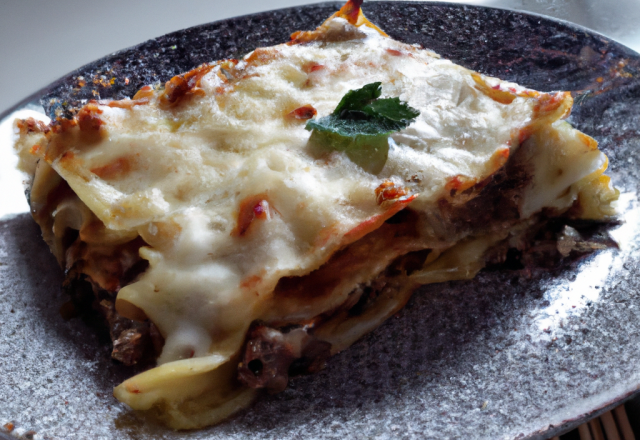 Lasagnes au vin blanc