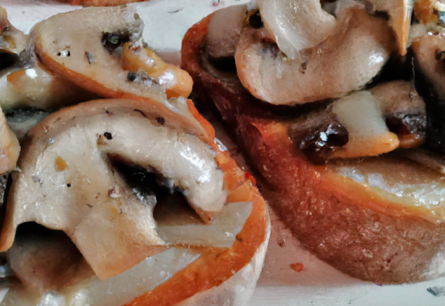 Tartines de champignons