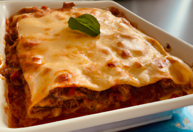 Lasagne à la bolognaise maison