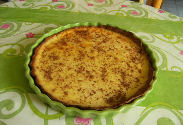 Tarte au chocolat blanc