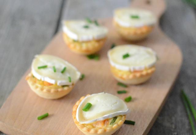 Tartelettes apéritives au saumon & En-Cas de Caprice