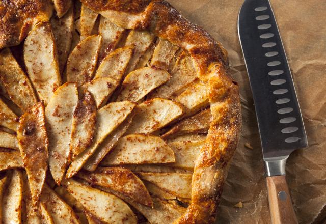 Tarte aux pommes et amandes