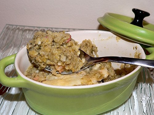 Purée de choux lardons