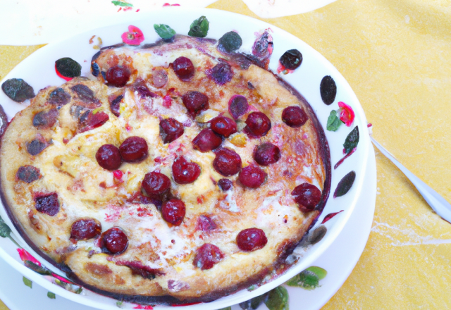 Clafoutis délicieux aux cerises