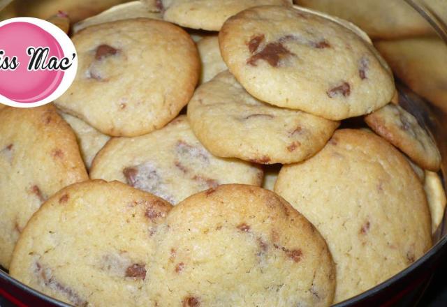 Cookies gourmands au chocolat au lait