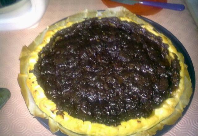 Tarte banane-chocolat facile