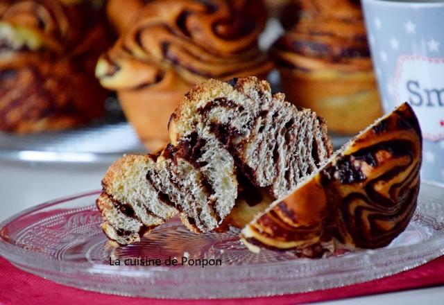 Brioche tourbillon de chocolat