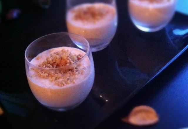 Mousse de kaki au gingembre