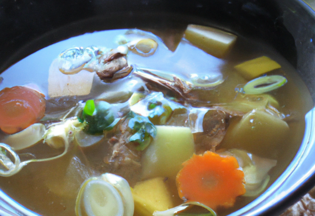 Bouillon japonisant maison