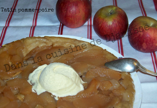 Tarte tatin pommes-poires