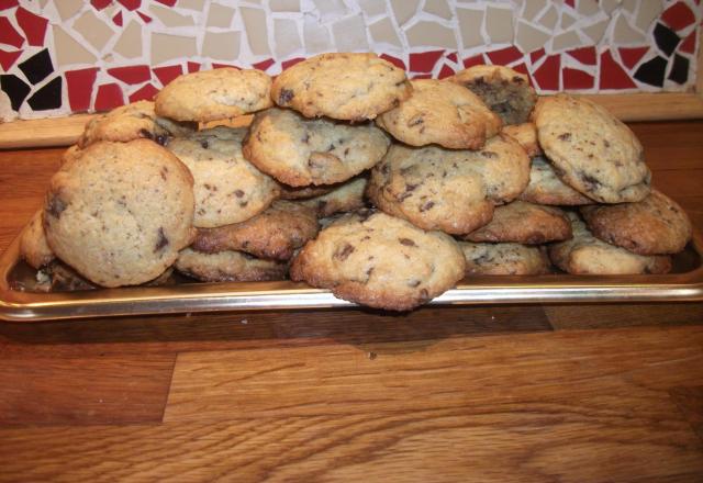 Cookies aux pépites de chocolat super moelleux