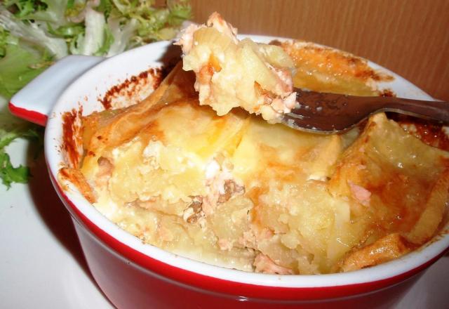 Tartiflette aux saumons