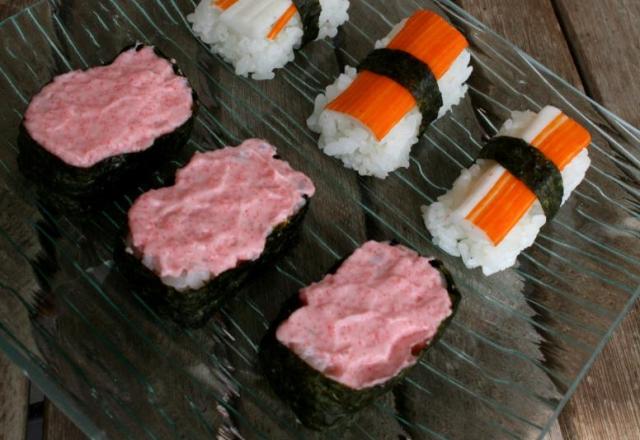 Sushi surimi et tarama