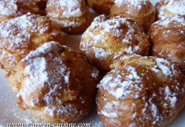 Choux à la crème au citron