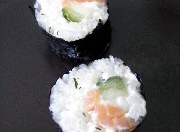 Makis tzatziki saumon