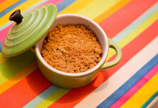 Crumble Poire/chocolat