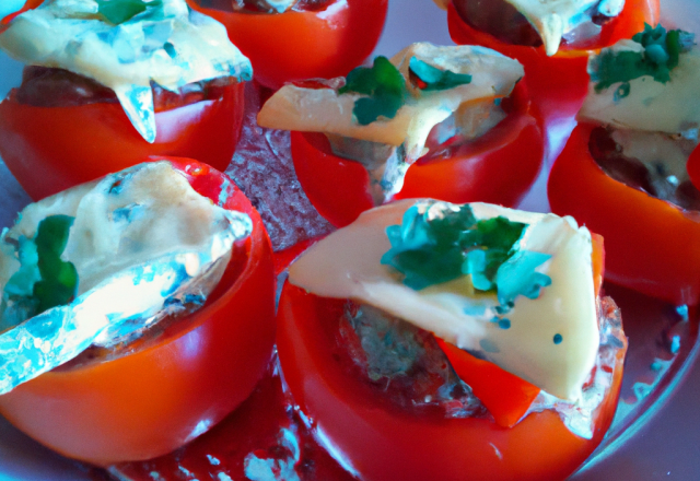 Tomates au roquefort maison