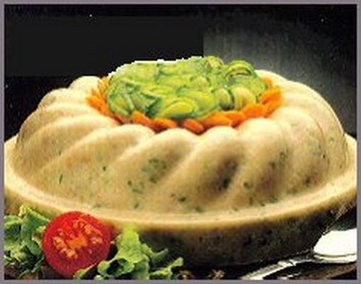 Aspic au fromage cottage et au thon