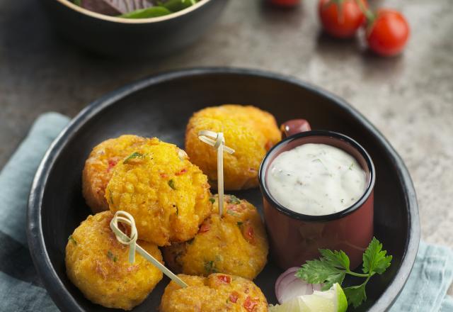 Boulettes de crevettes et patate douce