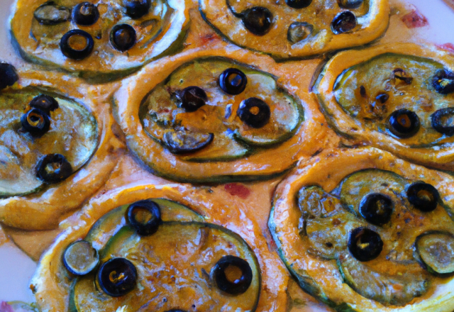 Galettes de courgettes aux olives