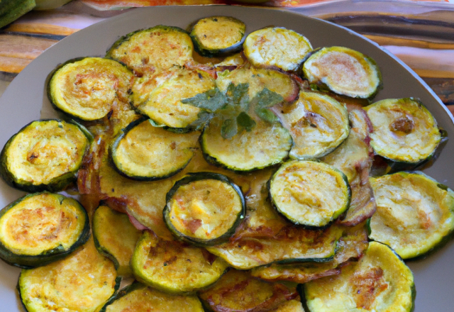 Galettes de courgettes épicées