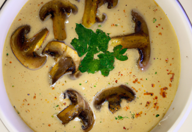 Velouté de champignons facile