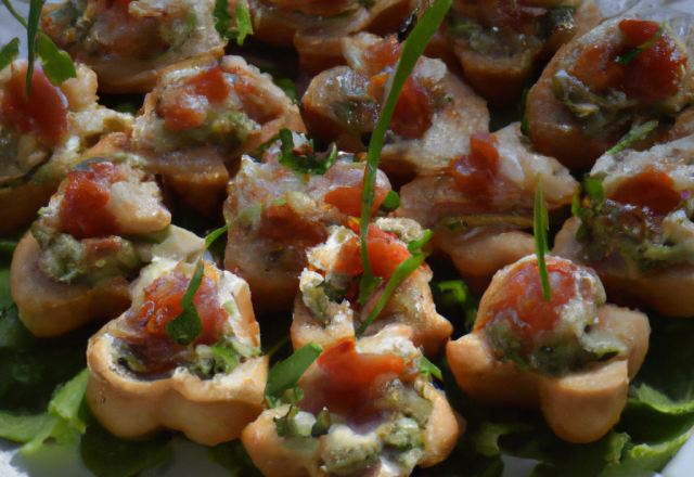 Canapés de Ratte façon Sud