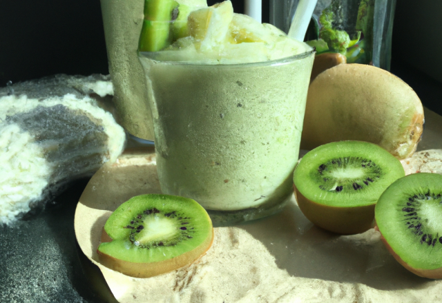 Smoothie pommes kiwis