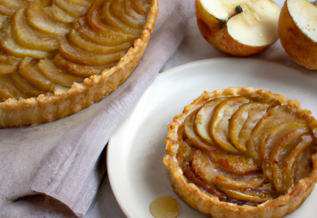 Tarte sablée aux pommes acidulées