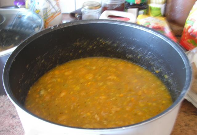 Soupe de potiron aux châtaignes