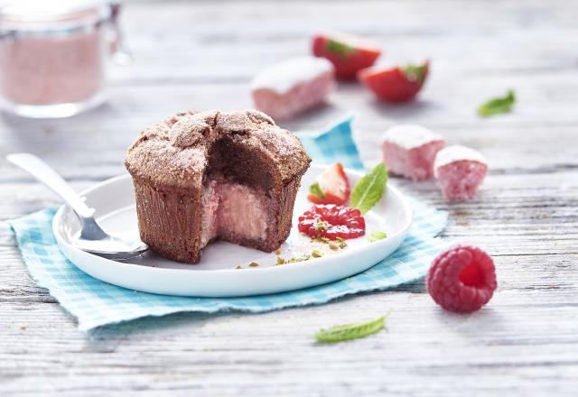 Moelleux au chocolat et son cœur rose Fossier