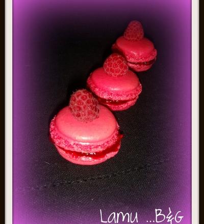 Macarons framboise