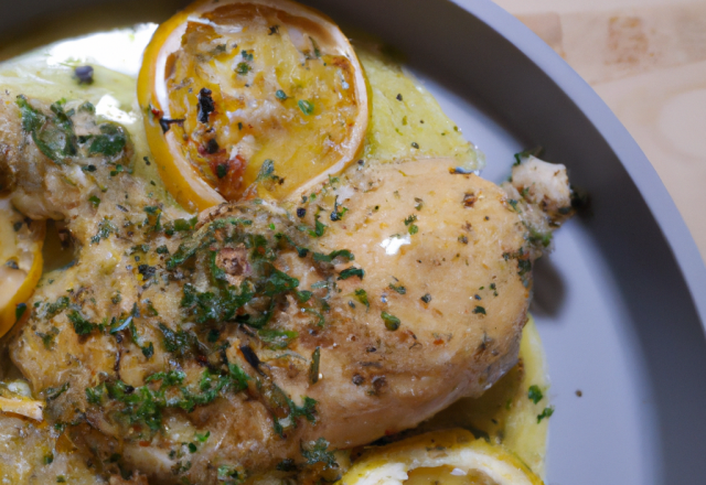 Poulet à la citronnelle