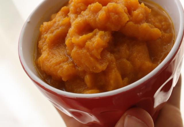 Purée de carottes et de radis rose (sans gluten et sans lait) {6-12 mois}