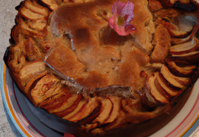 Gâteau au pommes improvisé