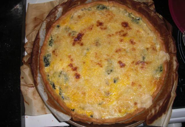 Tarte aux épinards rapide