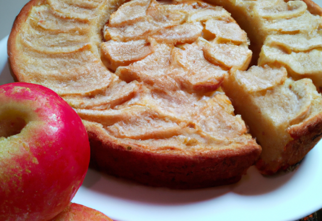 Cake pommes et biscuits