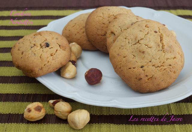 Cookies aux noisettes torifiées et beurre d'érable