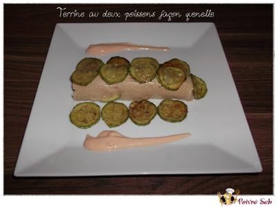 Terrine de cabillaud-saumon, façon quenelle