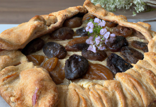 Galette de Pâques aux pruneaux