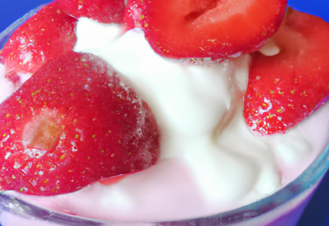 Crème de mascarpone aux fraises et spéculos