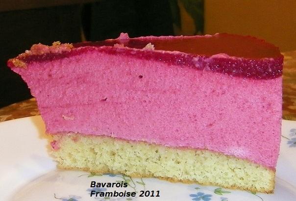 Bavarois framboise