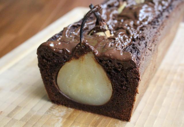 Gâteau surprise aux poires